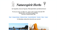 Desktop Screenshot of naturespiritherbs.com